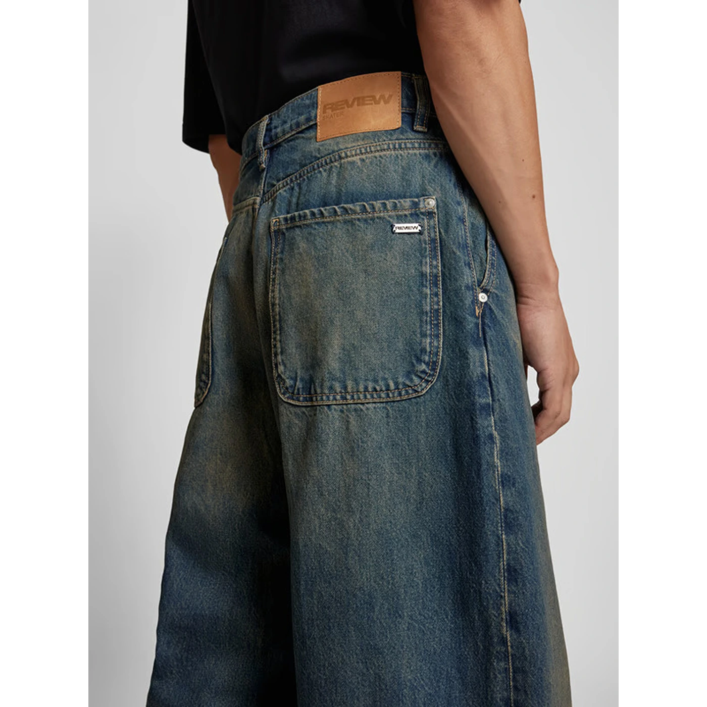 Vintage Blue Baggy Fit Jeans | Montivo Pakistan