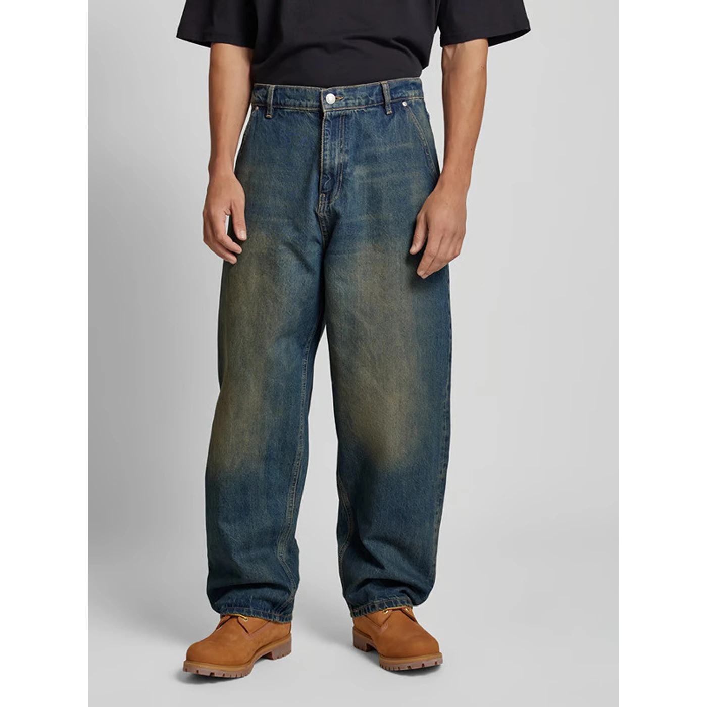 Vintage Blue Baggy Fit Jeans | Montivo Pakistan