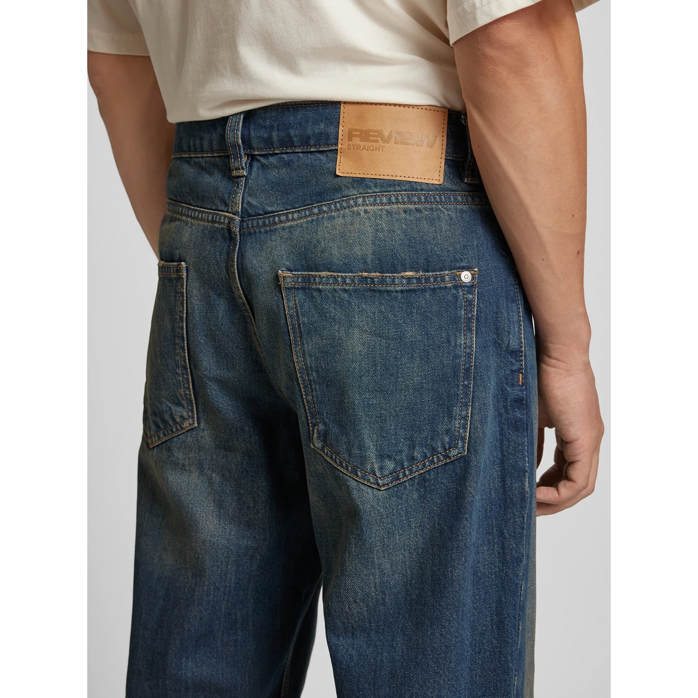 Dark Blue Vintage Baggy Fit Jeans | Montivo Pakistan