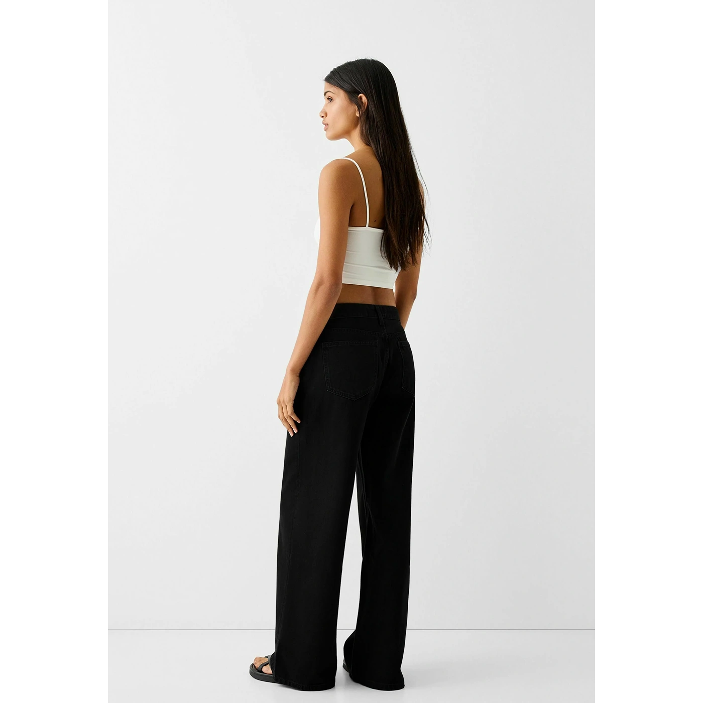 Black Wide Leg Jeans | Montivo Pakistan