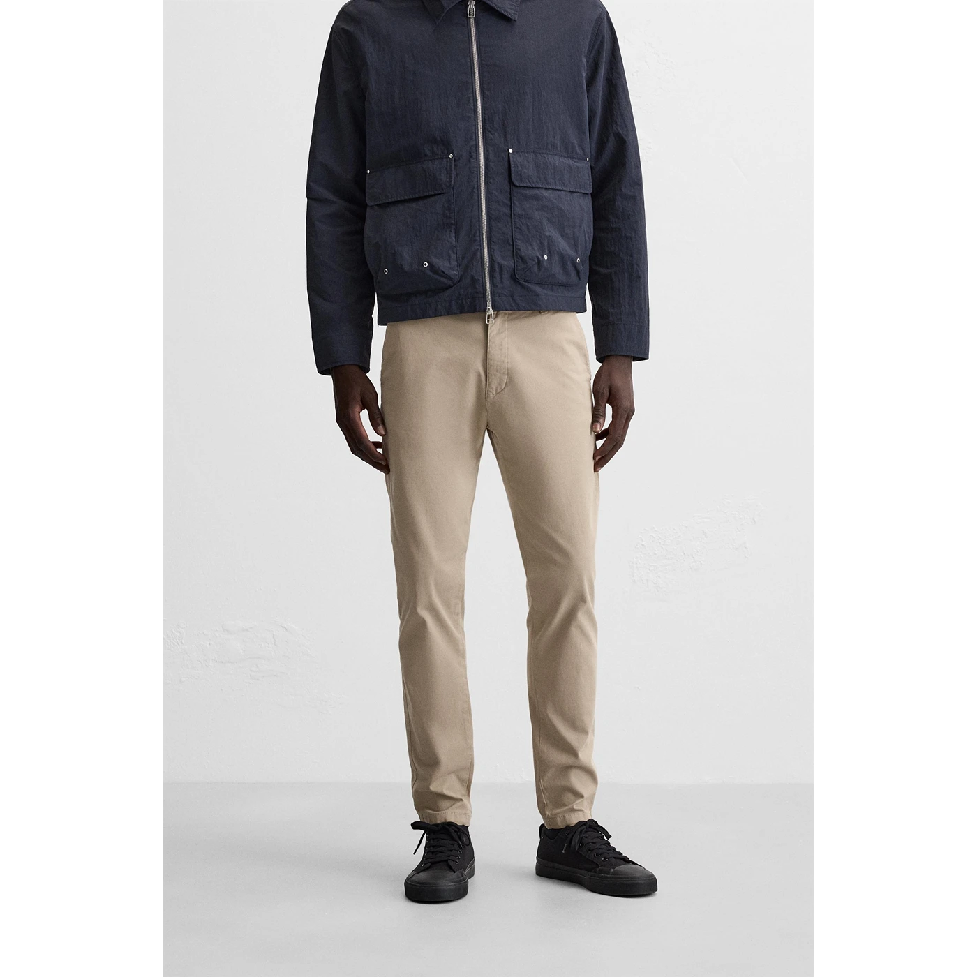 Beige Slim Fit Chinos | Montivo Pakistan