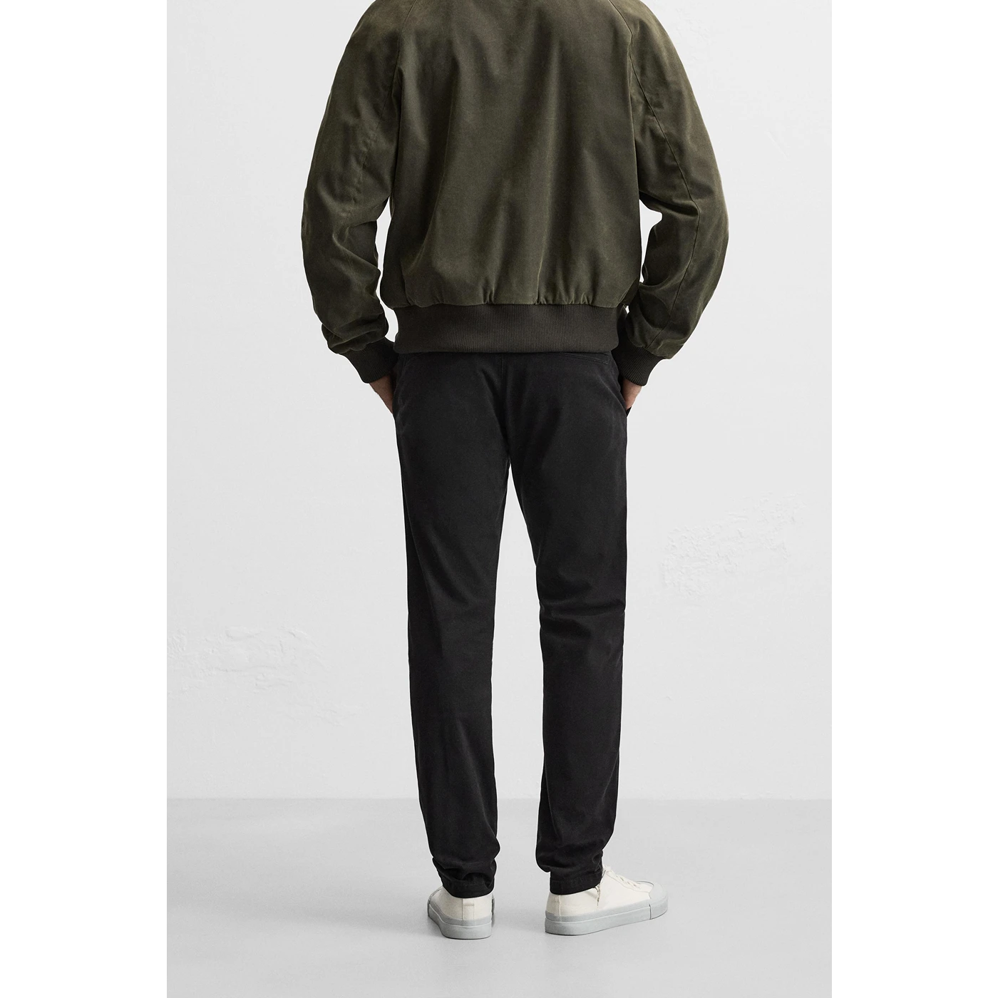 Black Slim Fit Chinos | Montivo Pakistan