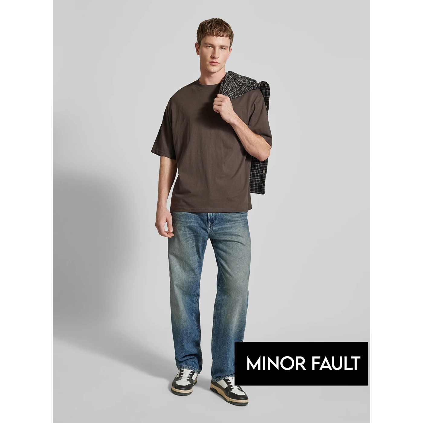 (Minor Fault) Baggy Dark Blue Vitange Jeans | Montivo Pakistan