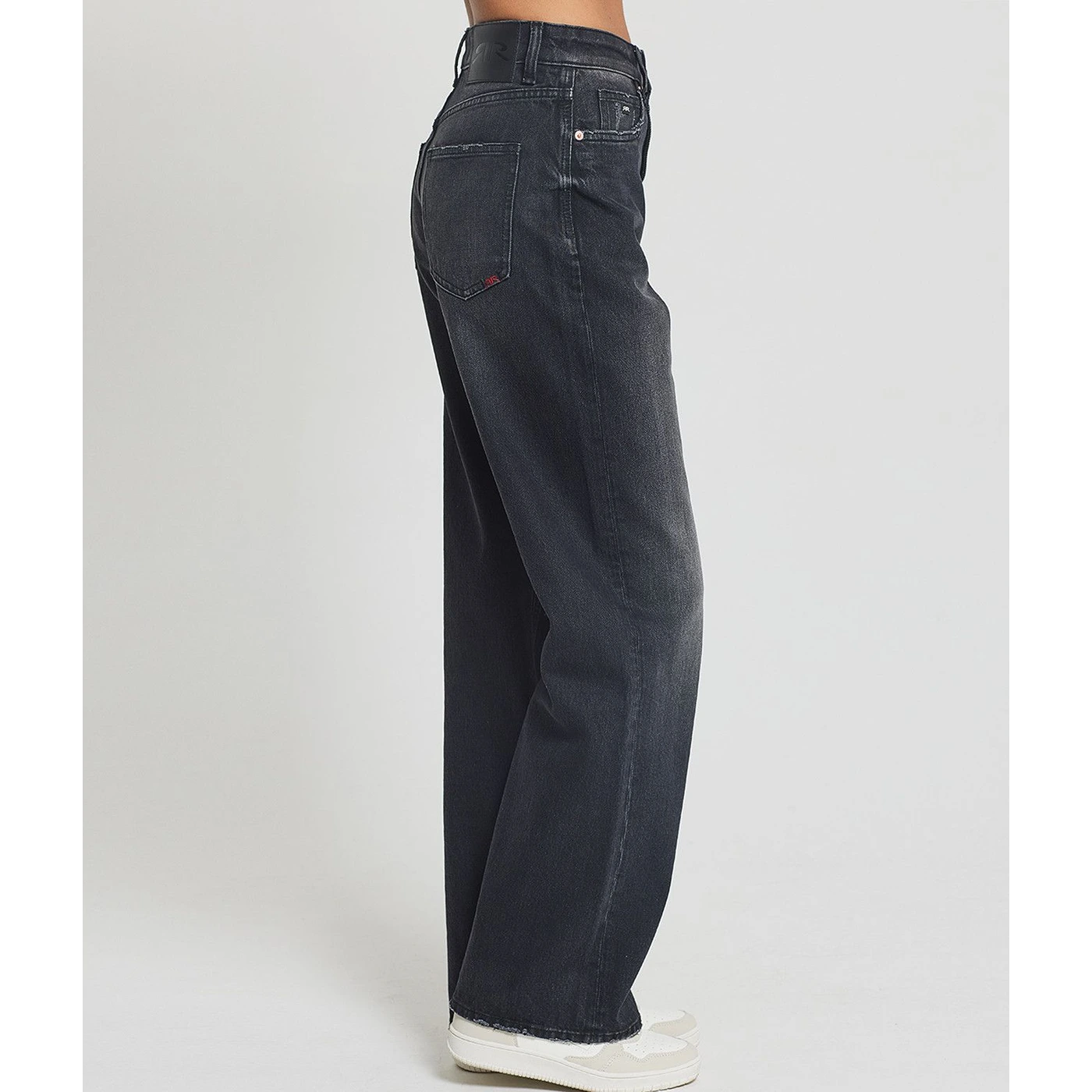 Charcoal Wide Leg Baggy Jeans | Montivo Pakistan