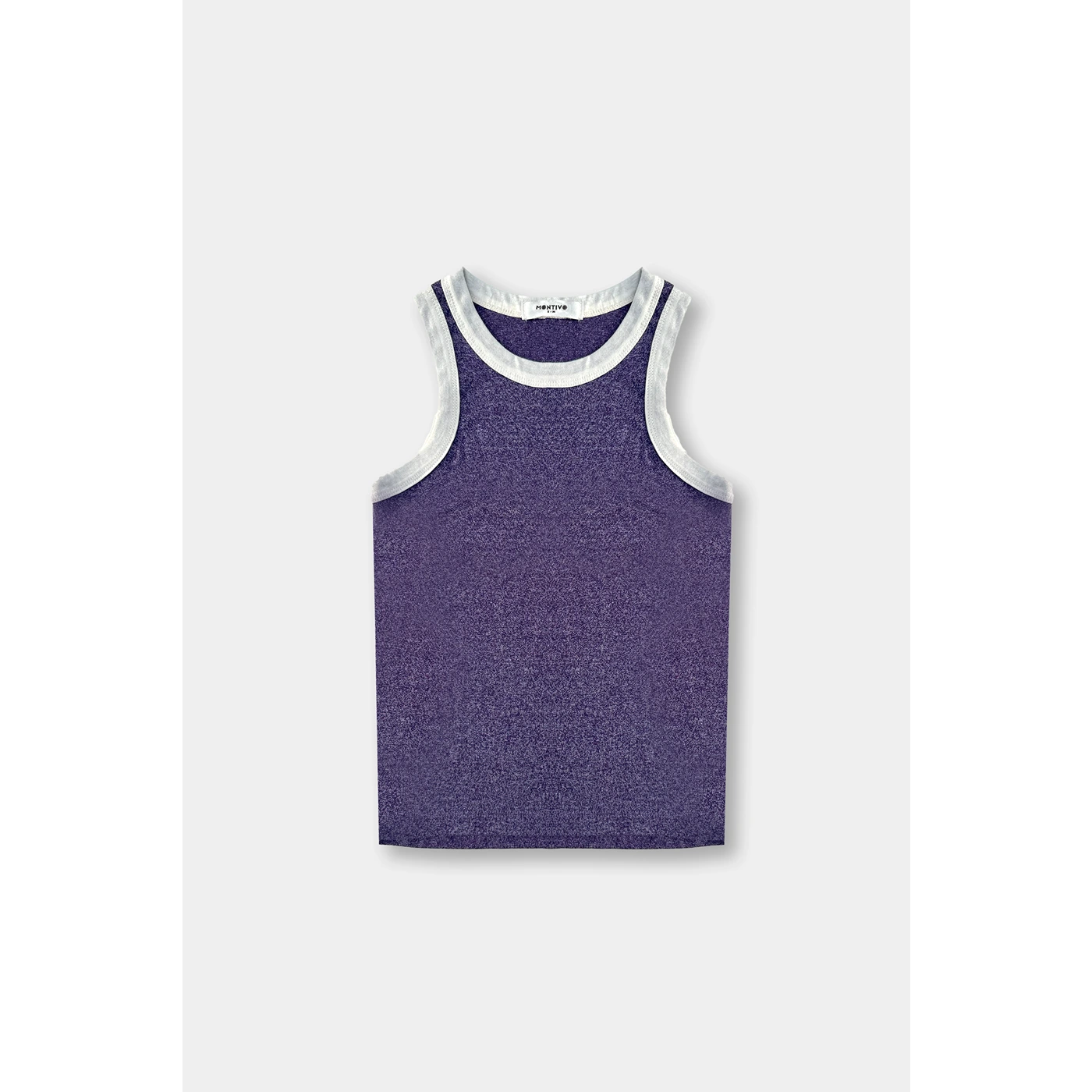 Purple Violet Melange Tank Top | Montivo Pakistan
