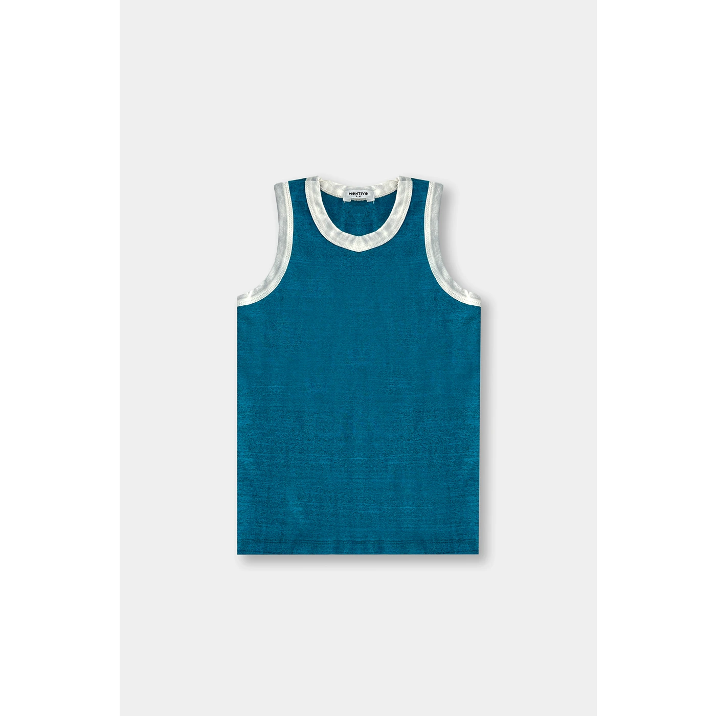 Royal Blue Melange Tank Top | Montivo Pakistan