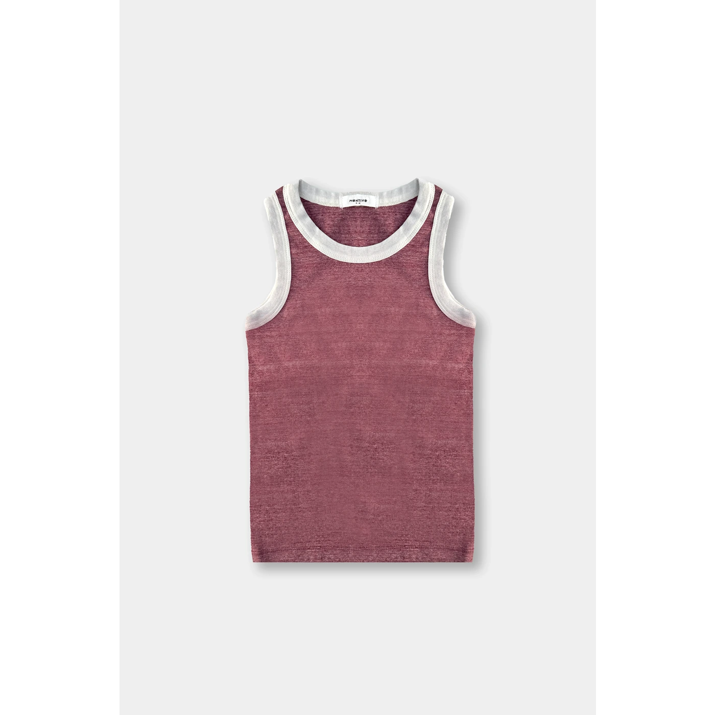 Pink Melange Tank Top | Montivo Pakistan