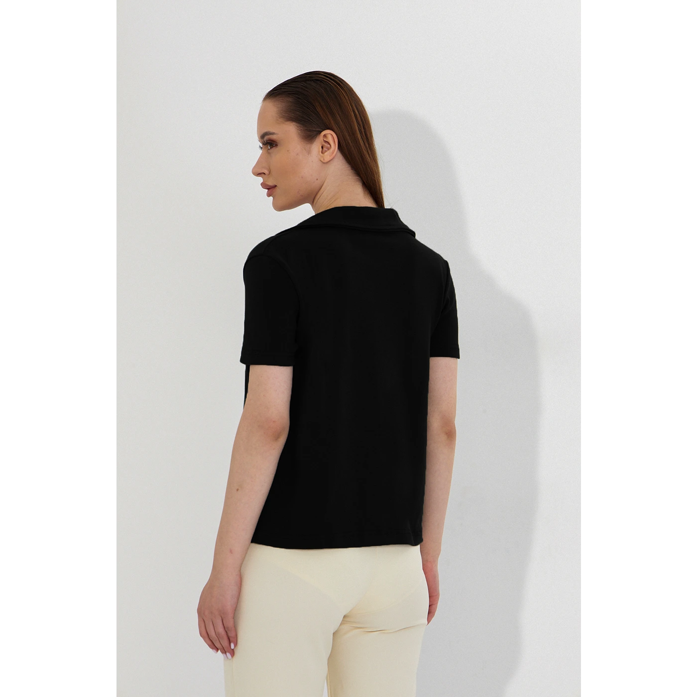 Black Bandeau Top + Shirt Set | Montivo Pakistan