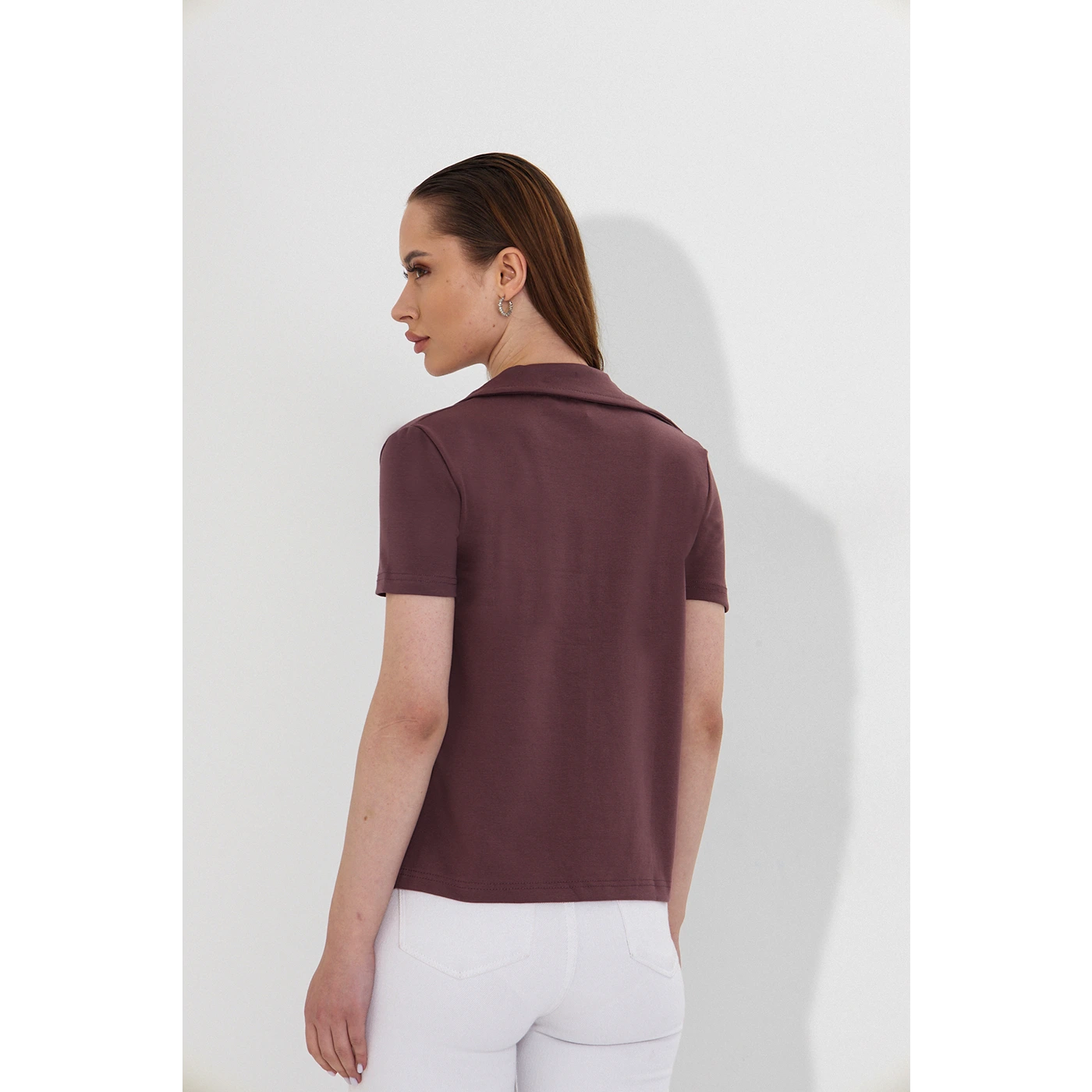 Muave Bandeau Top + Shirt Set | Montivo Pakistan