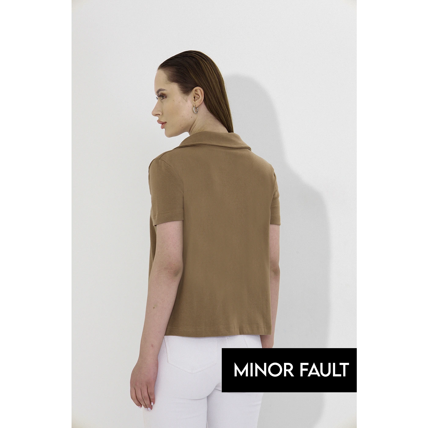 (Minor Fault) Brown Button Down Shirt | Montivo Pakistan