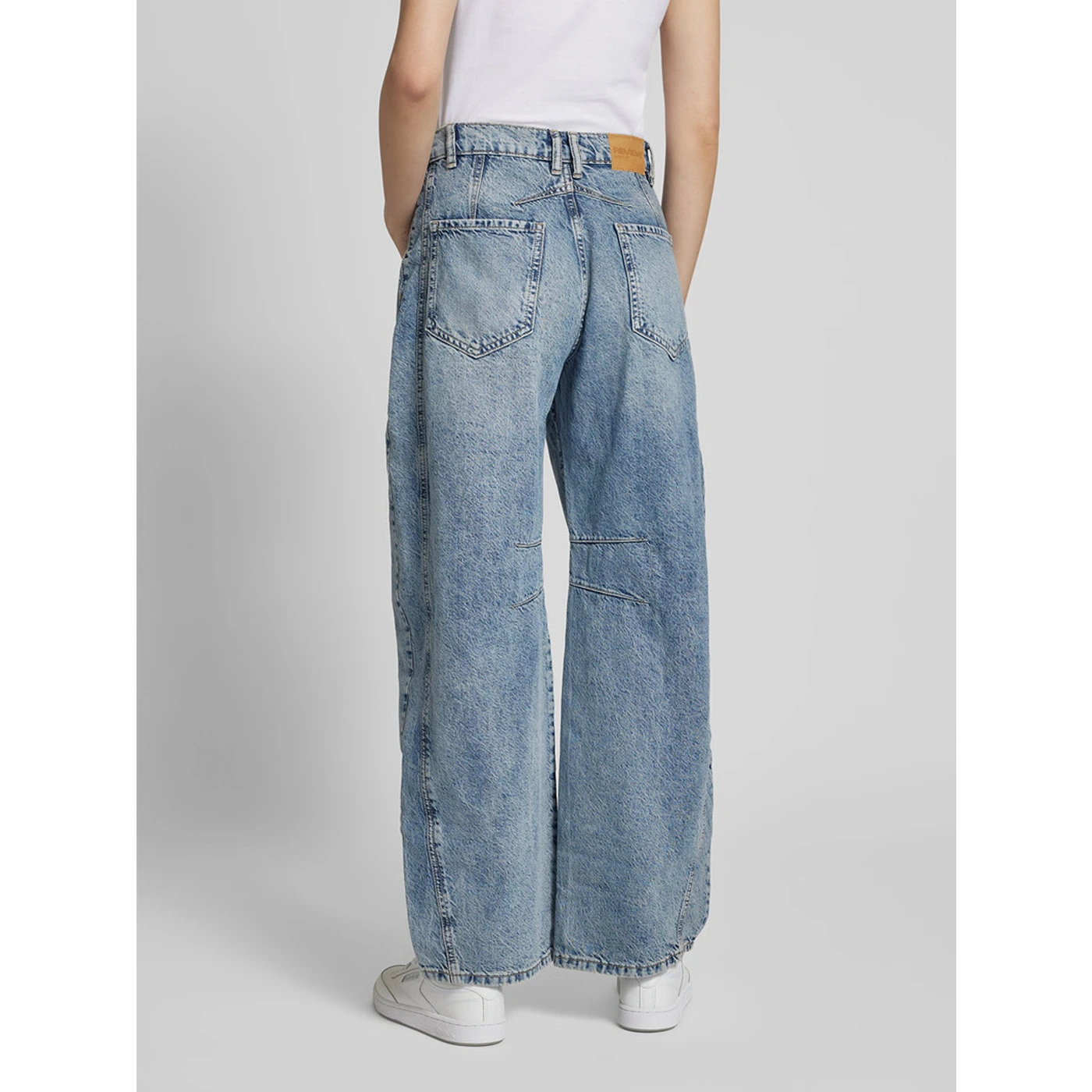 Light Blue Barrel Fit Jeans | Montivo Pakistan