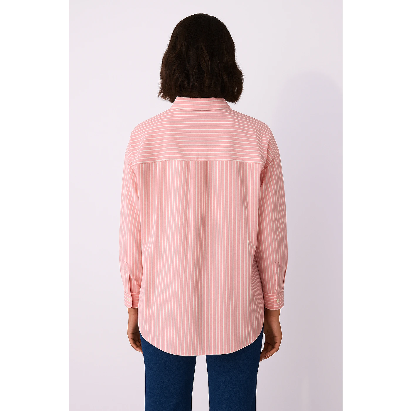 Pink Lining Oversized Shirt | Montivo Pakistan