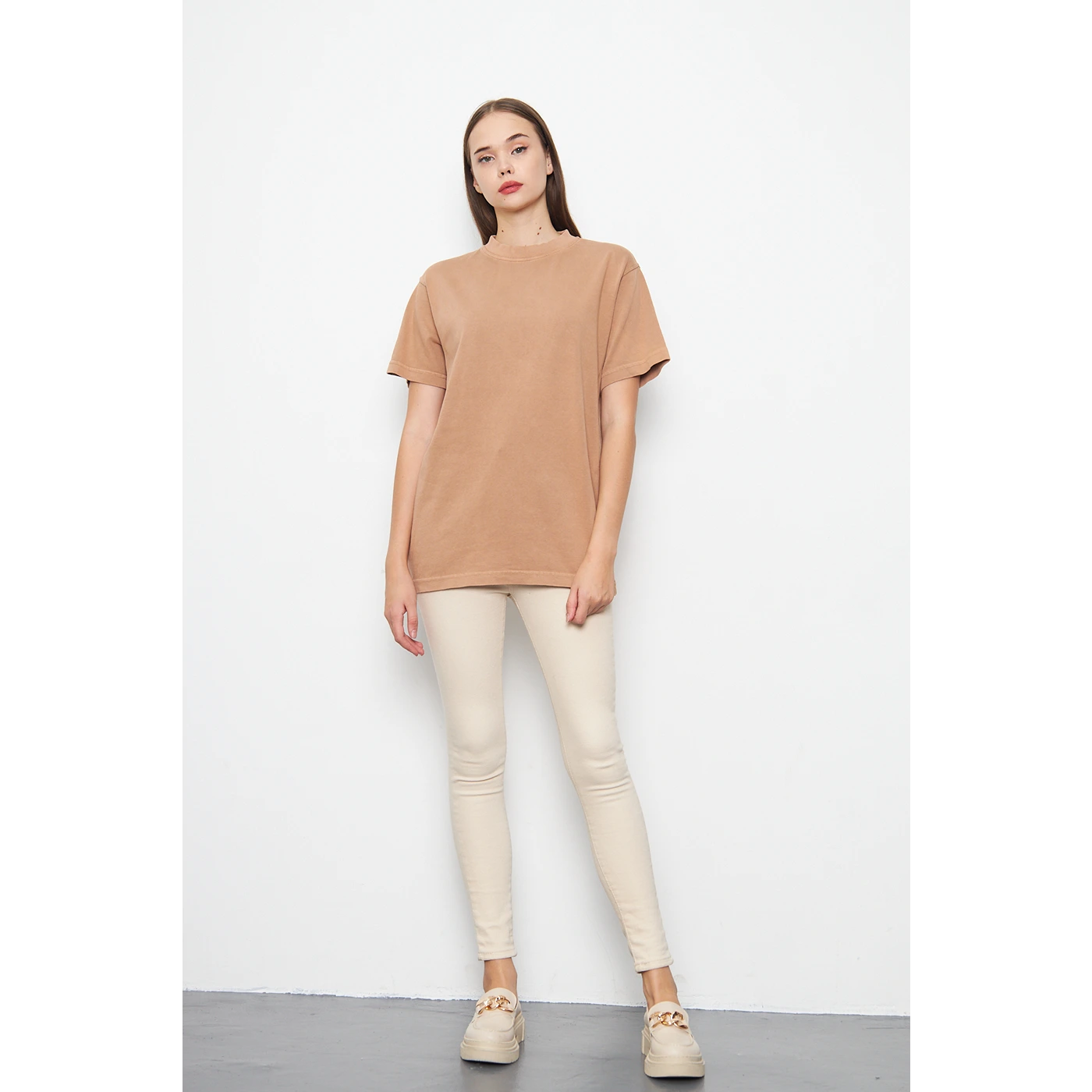 Coffee Washed Oversized Tshirt | Montivo Pakistan