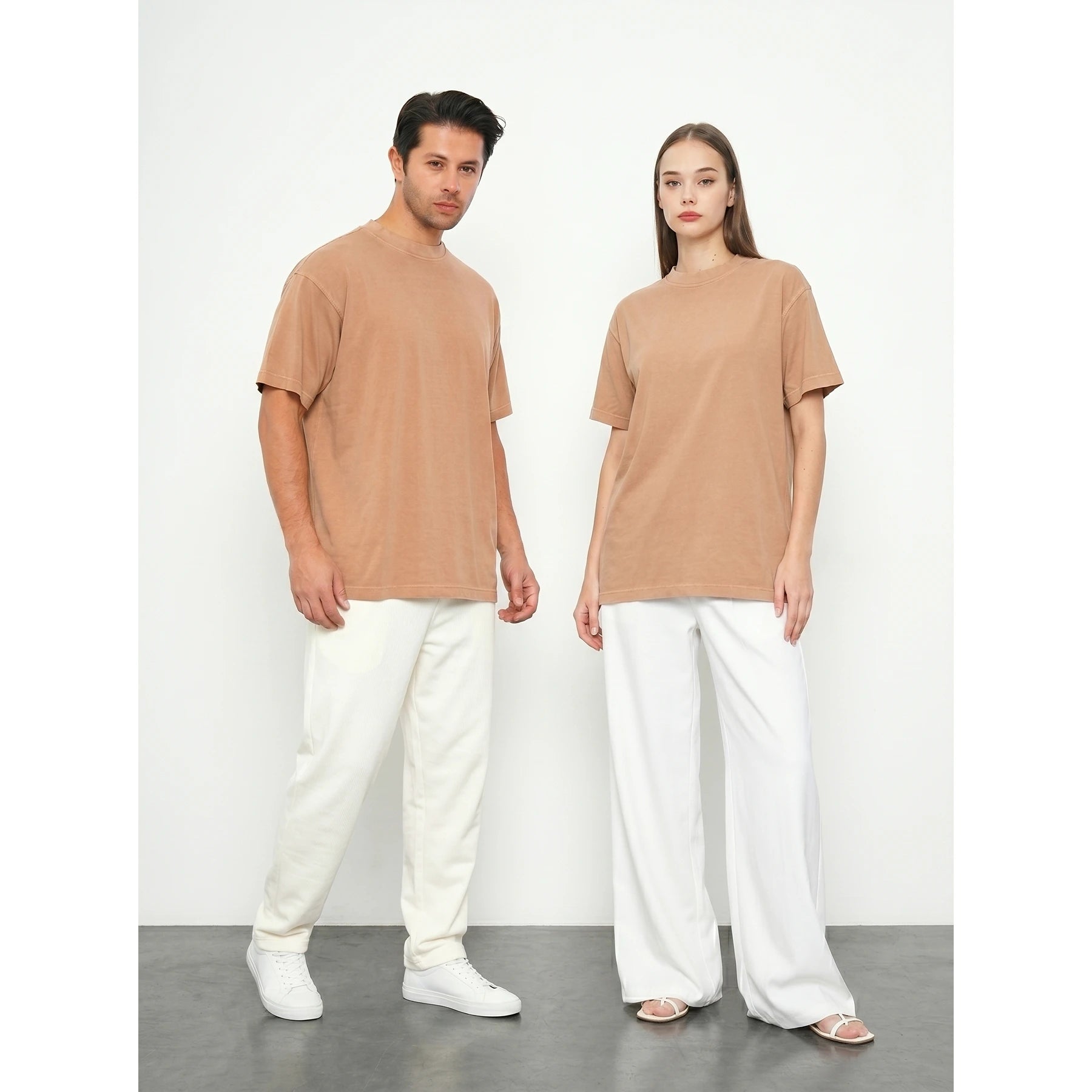 Coffee Washed Oversized Tshirt | Montivo Pakistan