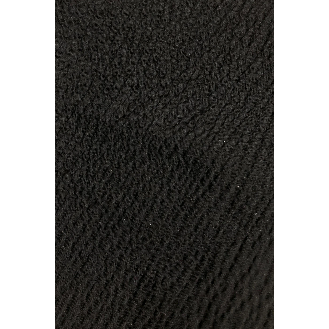 Black Textured Cuban Collar Shirt | Montivo Pakistan