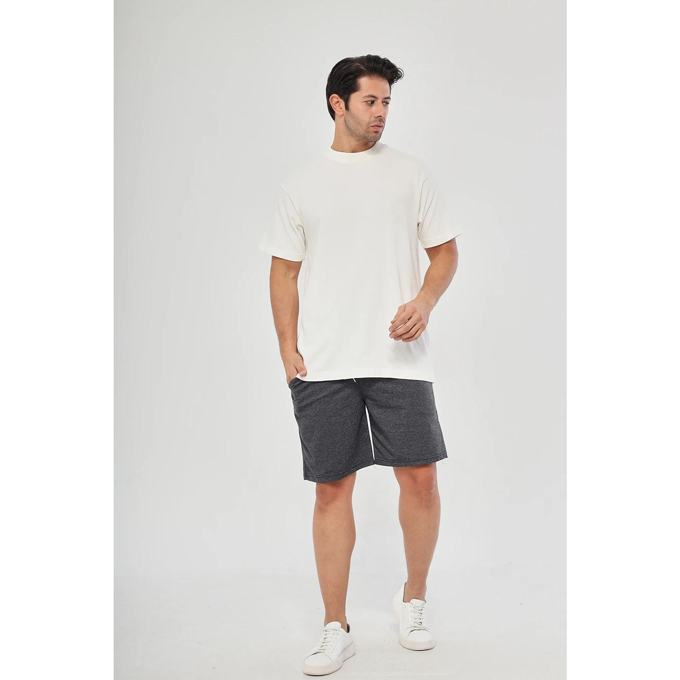 Off-White Washed Oversized Tshirt | Montivo Pakistan