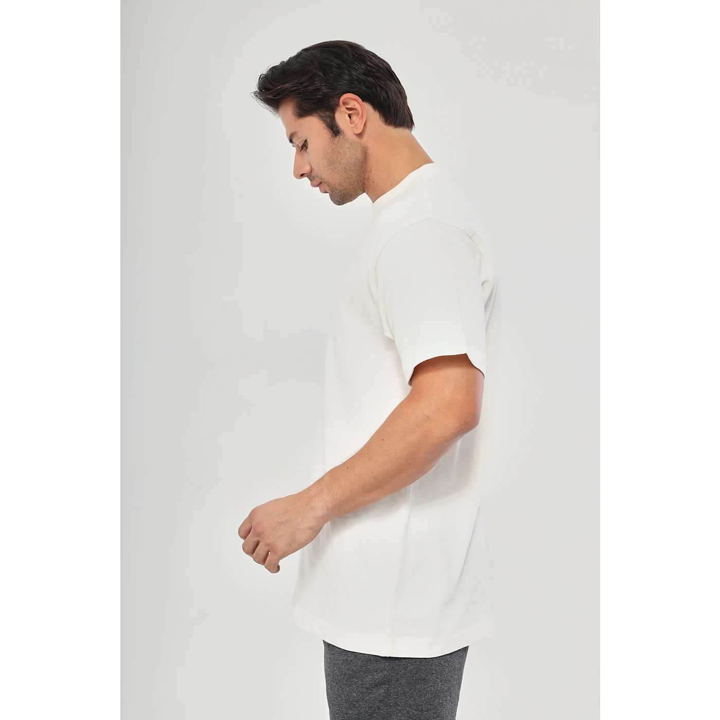 Off-White Washed Oversized Tshirt | Montivo Pakistan