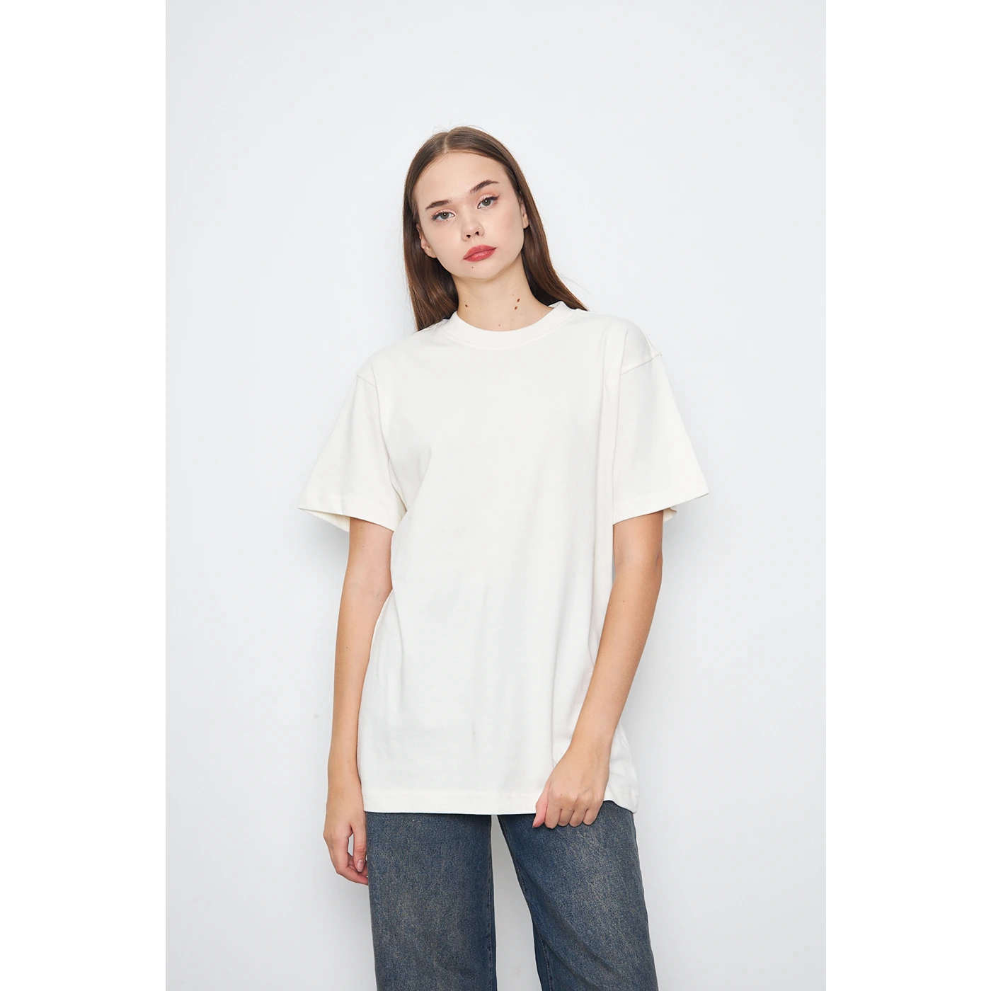 Off-White Washed Oversized Tshirt | Montivo Pakistan