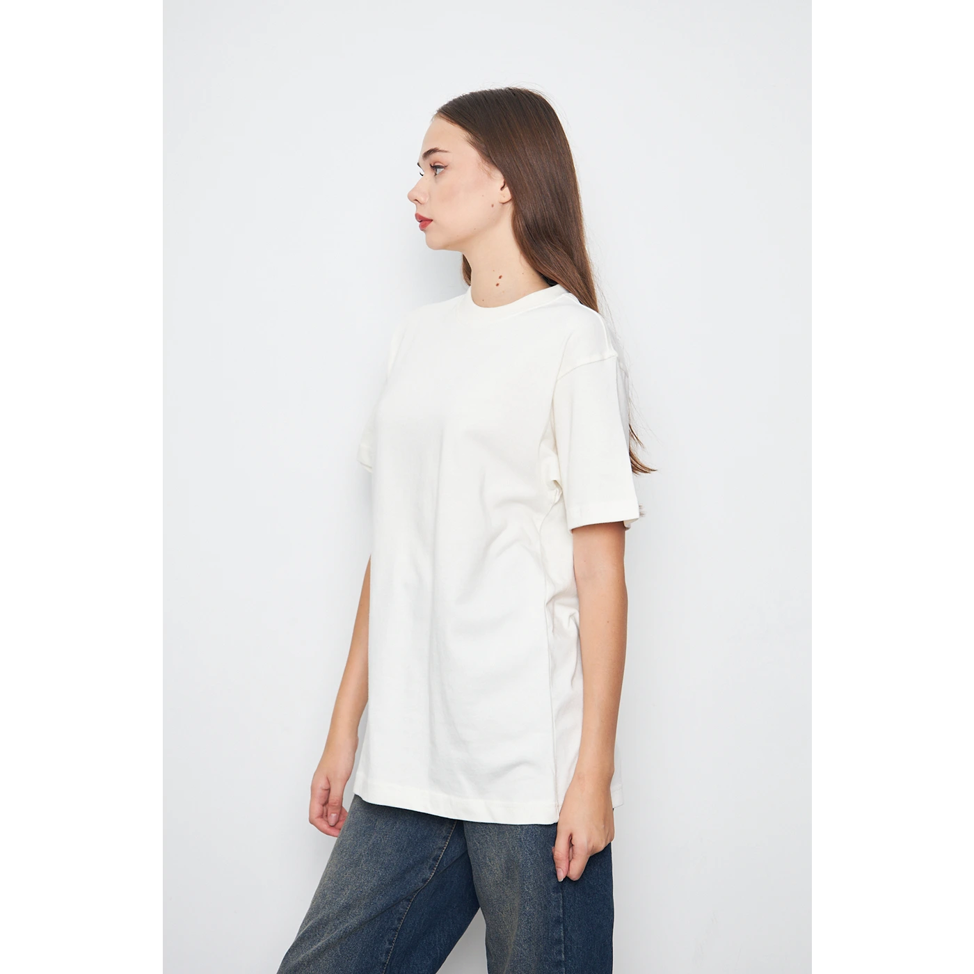 Off-White Washed Oversized Tshirt | Montivo Pakistan