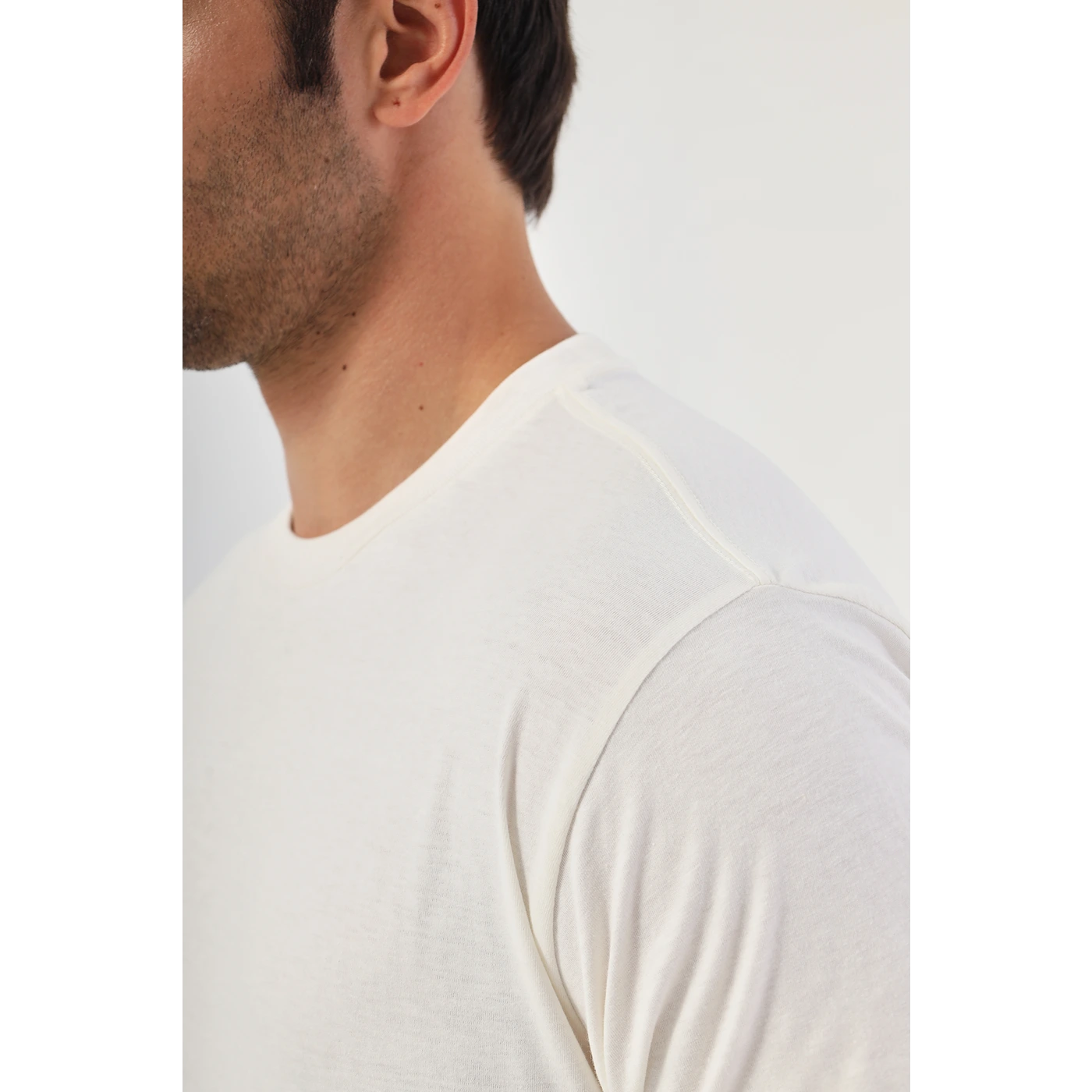 Ecru Slim Fit Tshirt | Montivo Pakistan