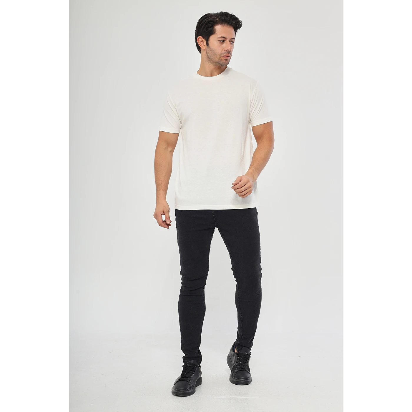 Ecru Slim Fit Tshirt | Montivo Pakistan