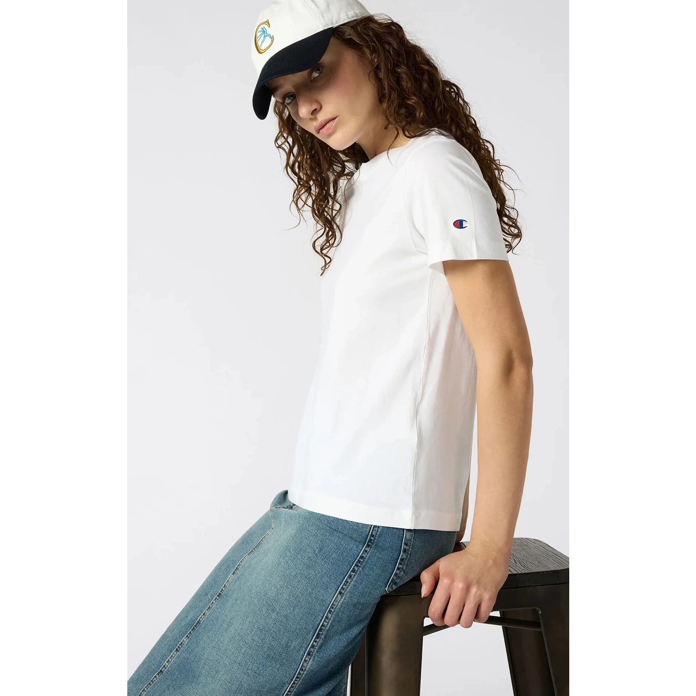 White CHMP Slim Fit Tshirt | Montivo Pakistan