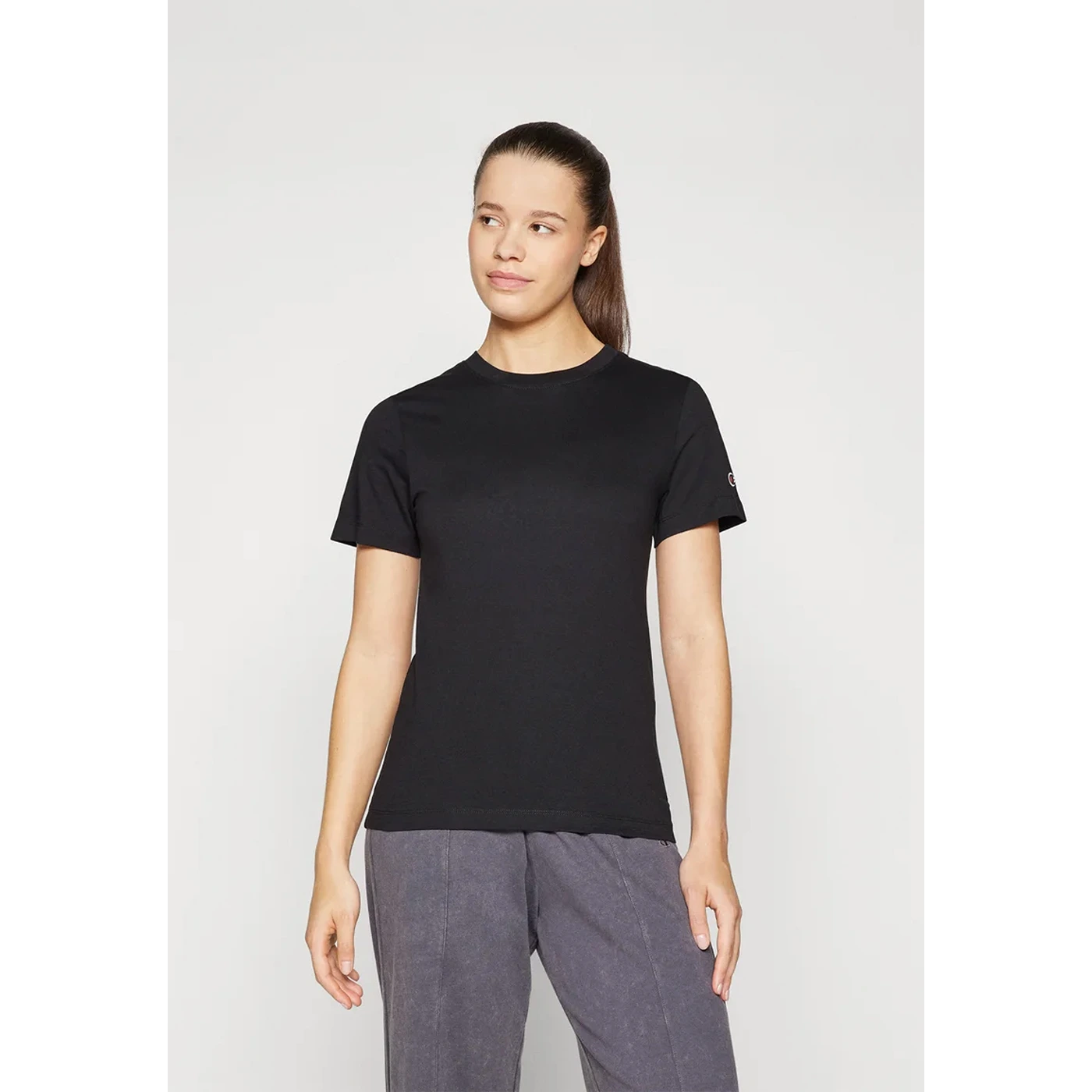 Black CHMP Slim Fit Tshirt | Montivo Pakistan