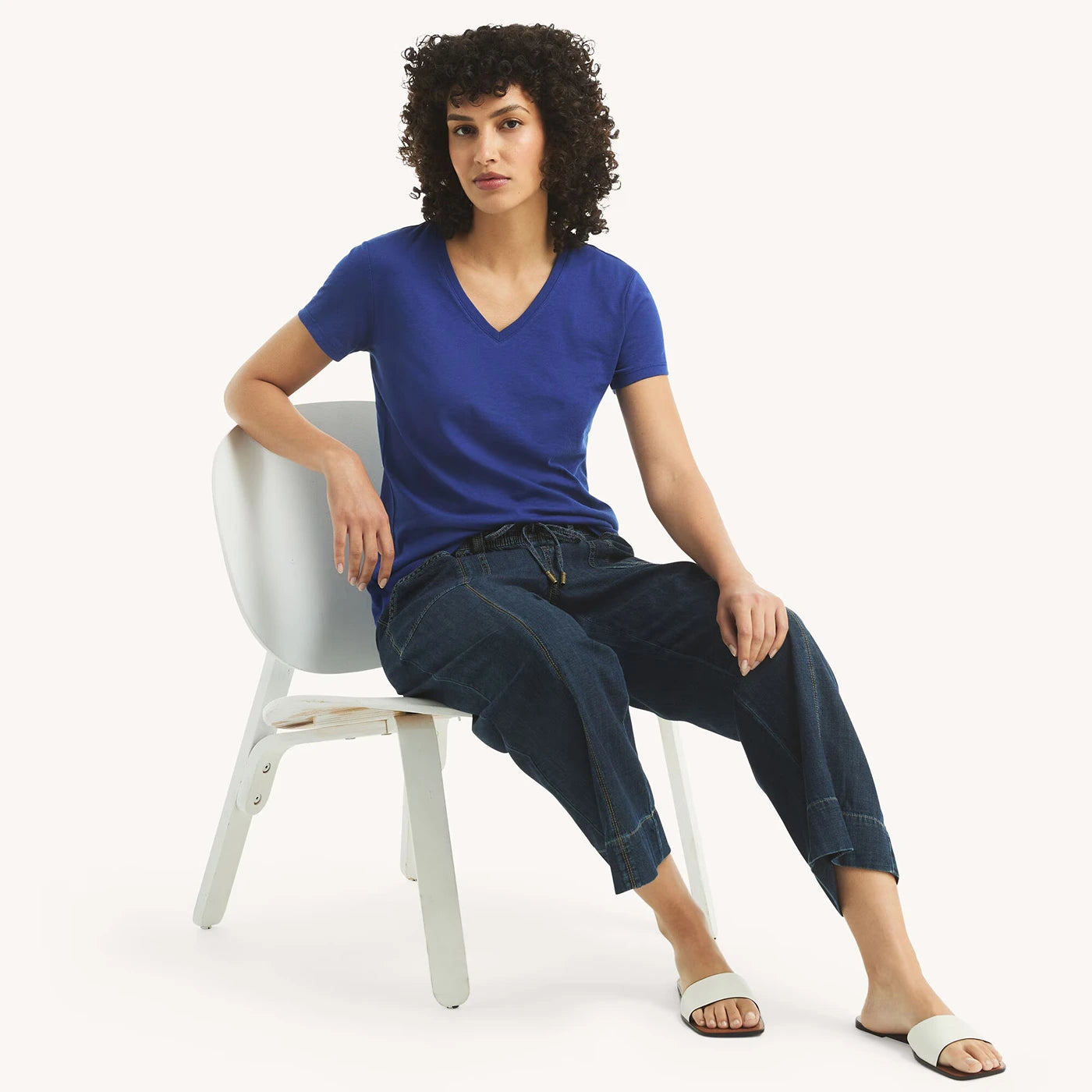 Violet V-Neck Slim Fit Tshirt | Montivo Pakistan