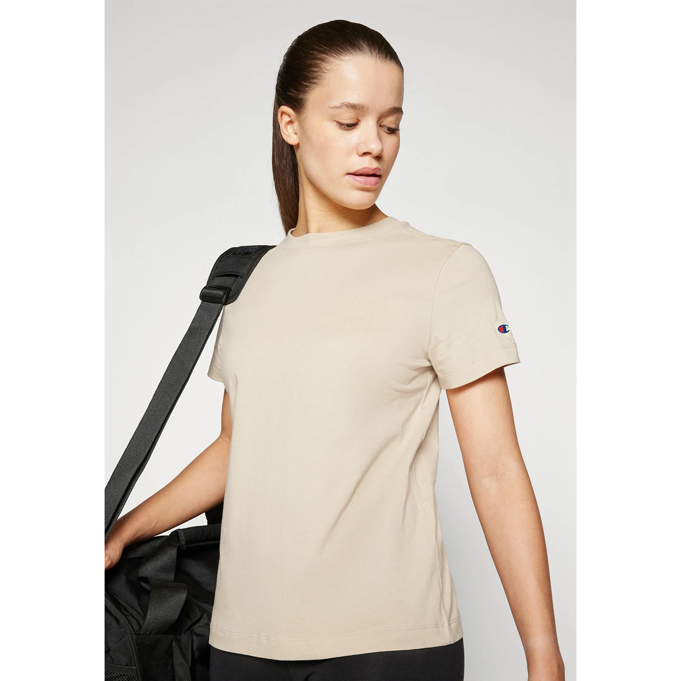 Beige CHMP Slim Fit Tshirt | Montivo Pakistan