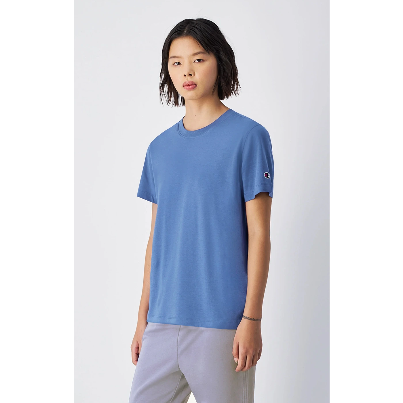 Mid Blue CHMP Slim Fit Tshirt | Montivo Pakistan