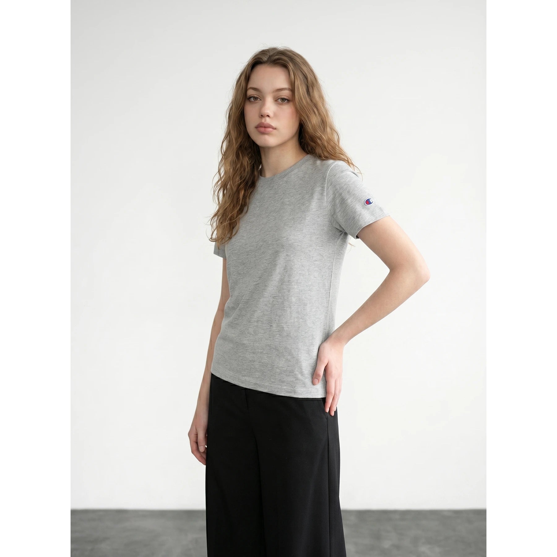 Grey CHMP Slim Fit Tshirt | Montivo Pakistan