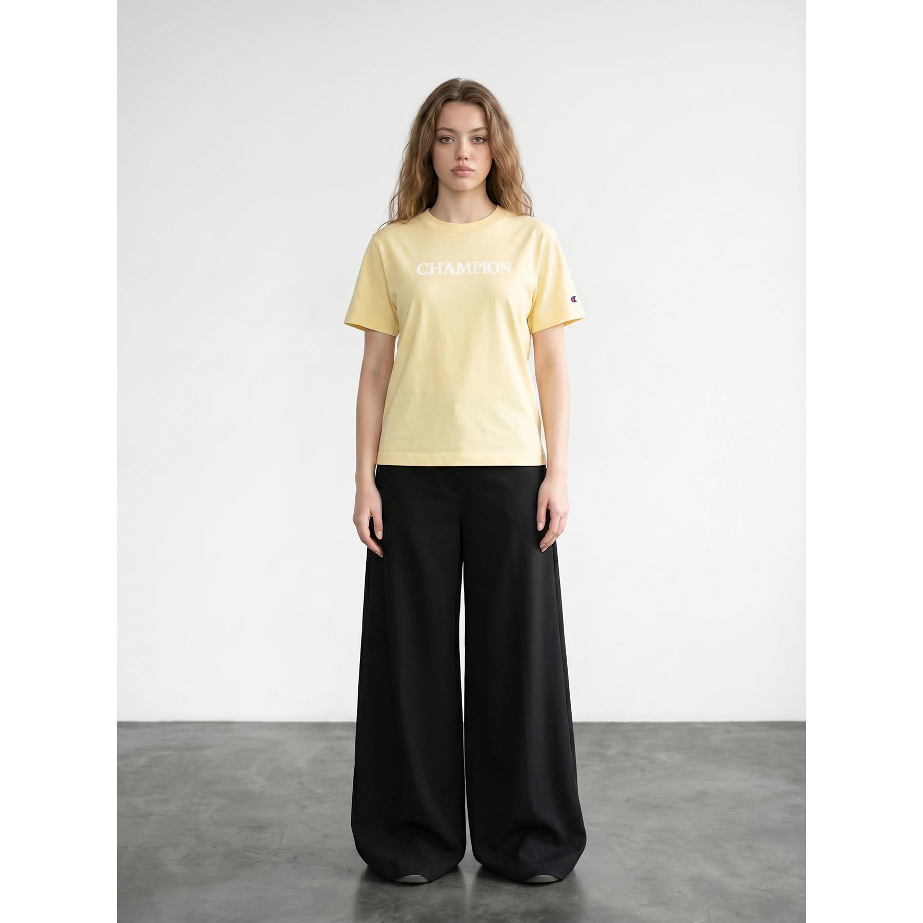Yellow CHMP Oversized Printed Tshirt | Montivo Pakistan