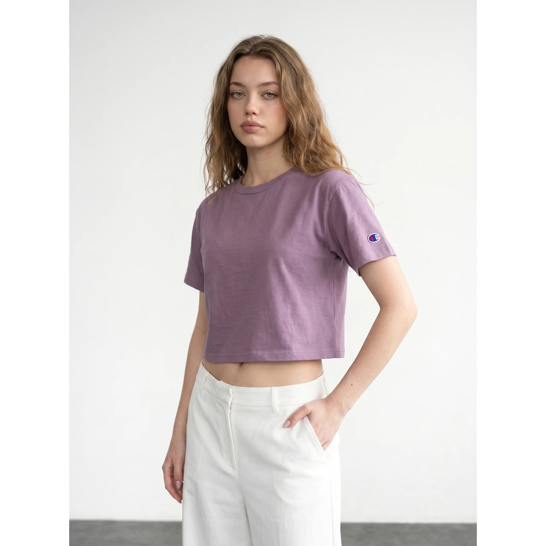 Muave Cropped Tshirt | Montivo Pakistan