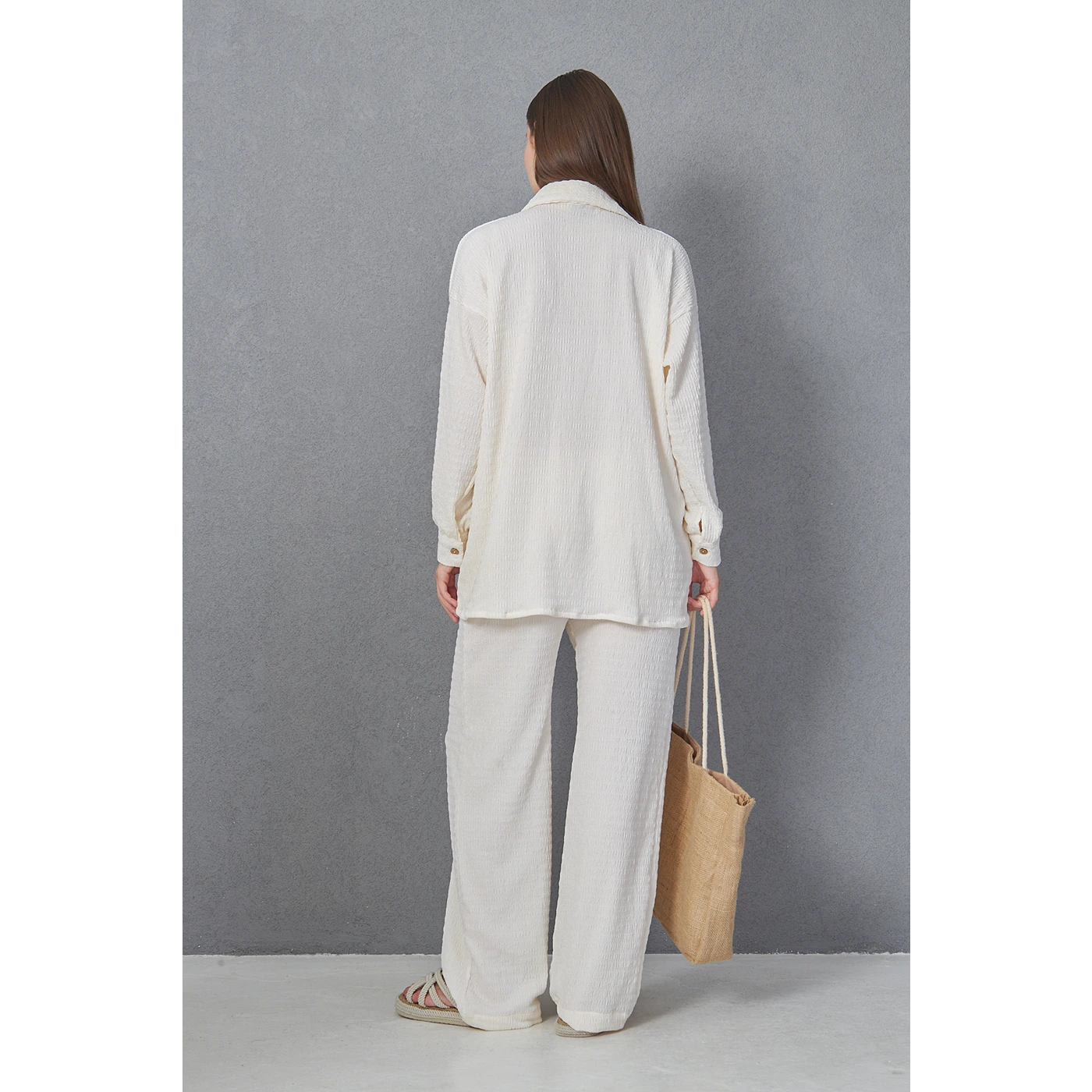 Cream Aura Co-ord Set | Montivo Pakistan