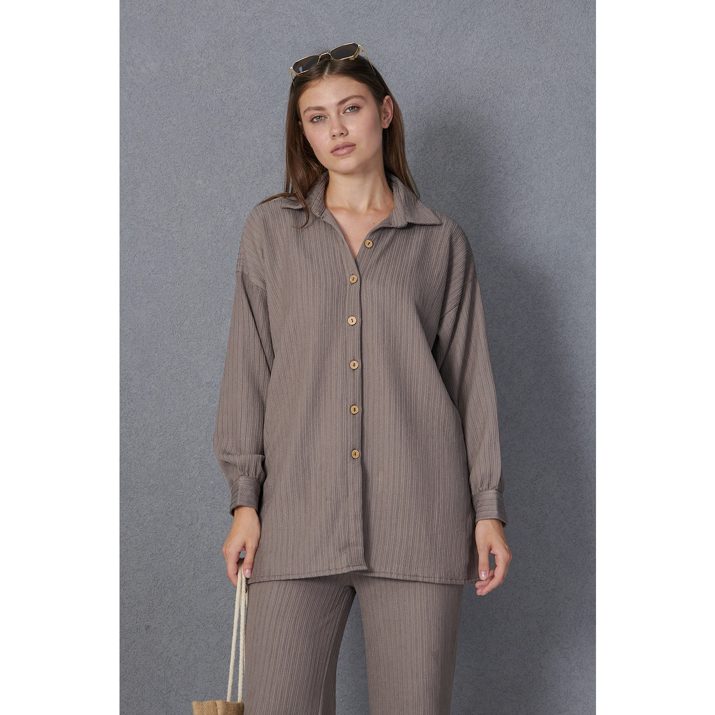 Smoke Tone Co-ord Set | Montivo Pakistan