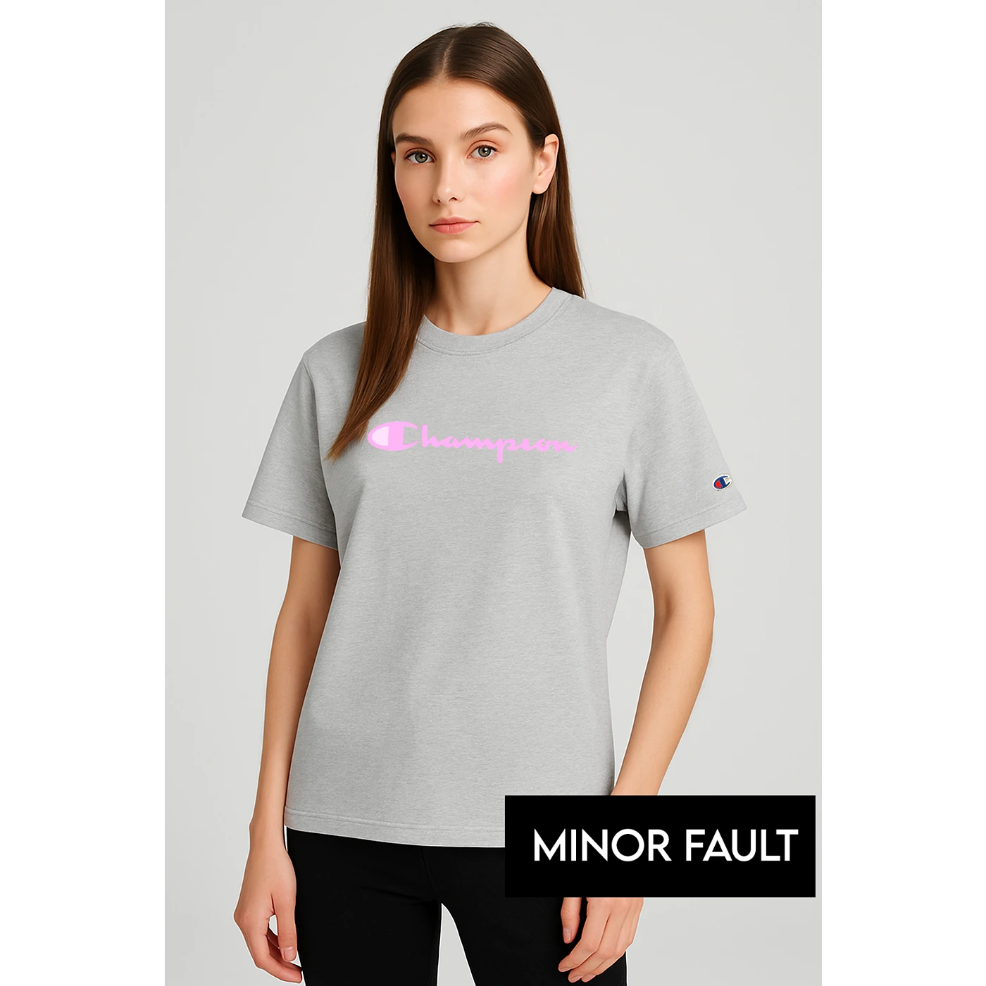 (Minor Fault) Grey Printed Oversized Tshirt | Montivo Pakistan