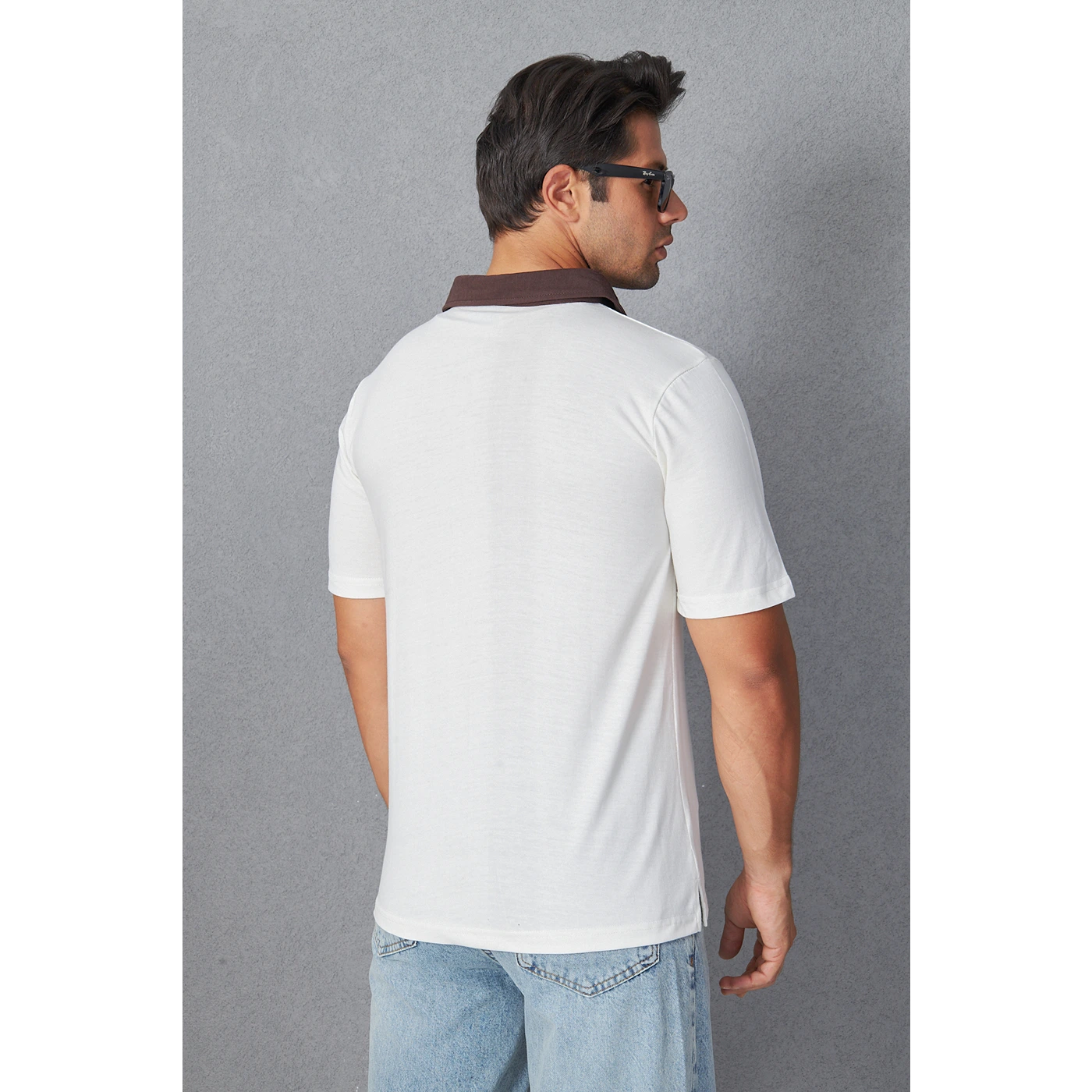 White Double Placket Regular Fit Polo | Montivo Pakistan