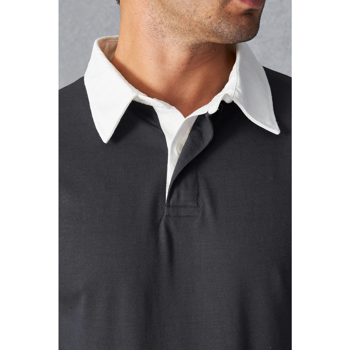 Steel Grey Double Placket Regular Fit Polo | Montivo Pakistan