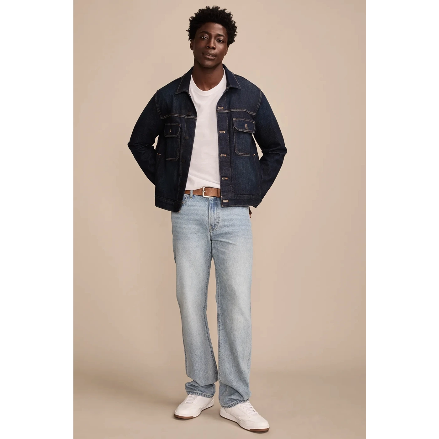 Light Blue Vintage Straight Jeans | Montivo Pakistan