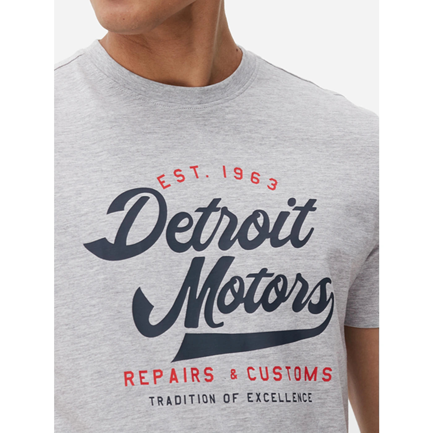 PMK Grey Graphic Regular Fit Tshirt | Montivo Pakistan