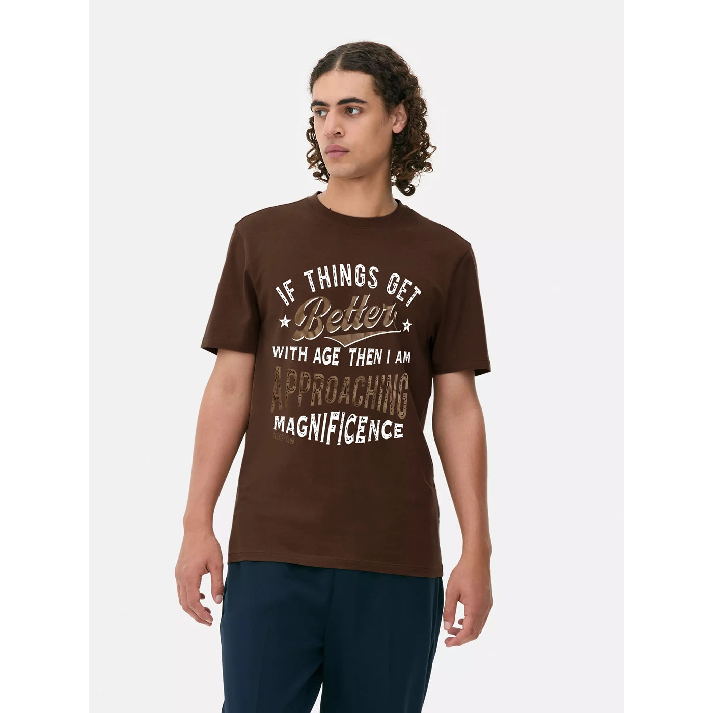 PMK Brown Graphic Regular Fit Tshirt | Montivo Pakistan