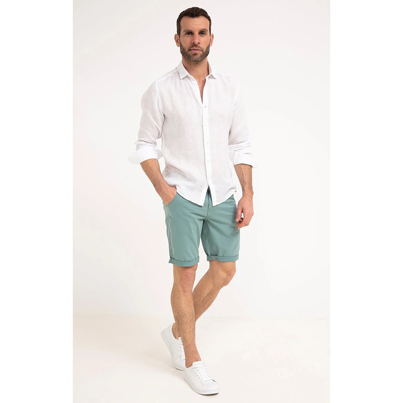 Teal Green Bermuda Short | Montivo Pakistan