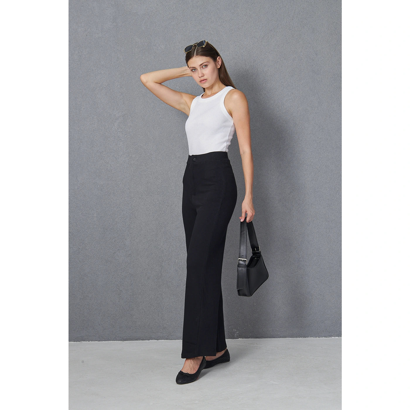 Black Wide Leg Pants | Montivo Pakistan