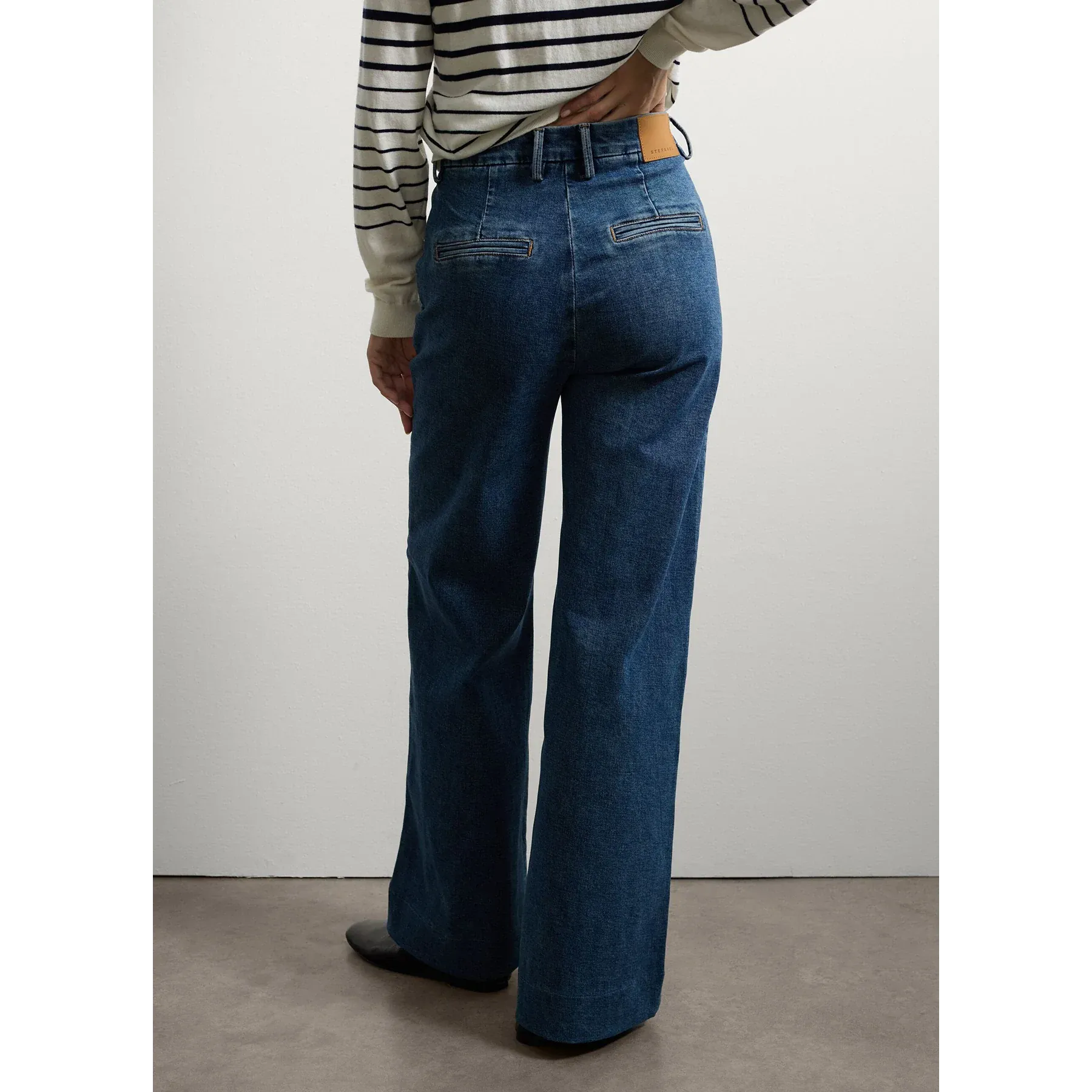 Blue Wide Leg jeans | Montivo Pakistan