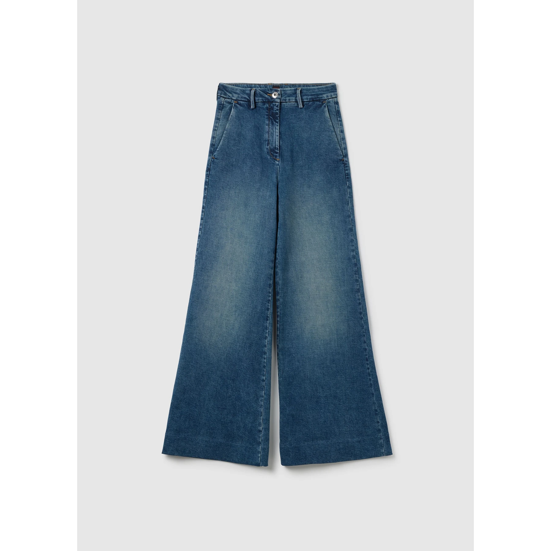 Blue Wide Leg jeans | Montivo Pakistan