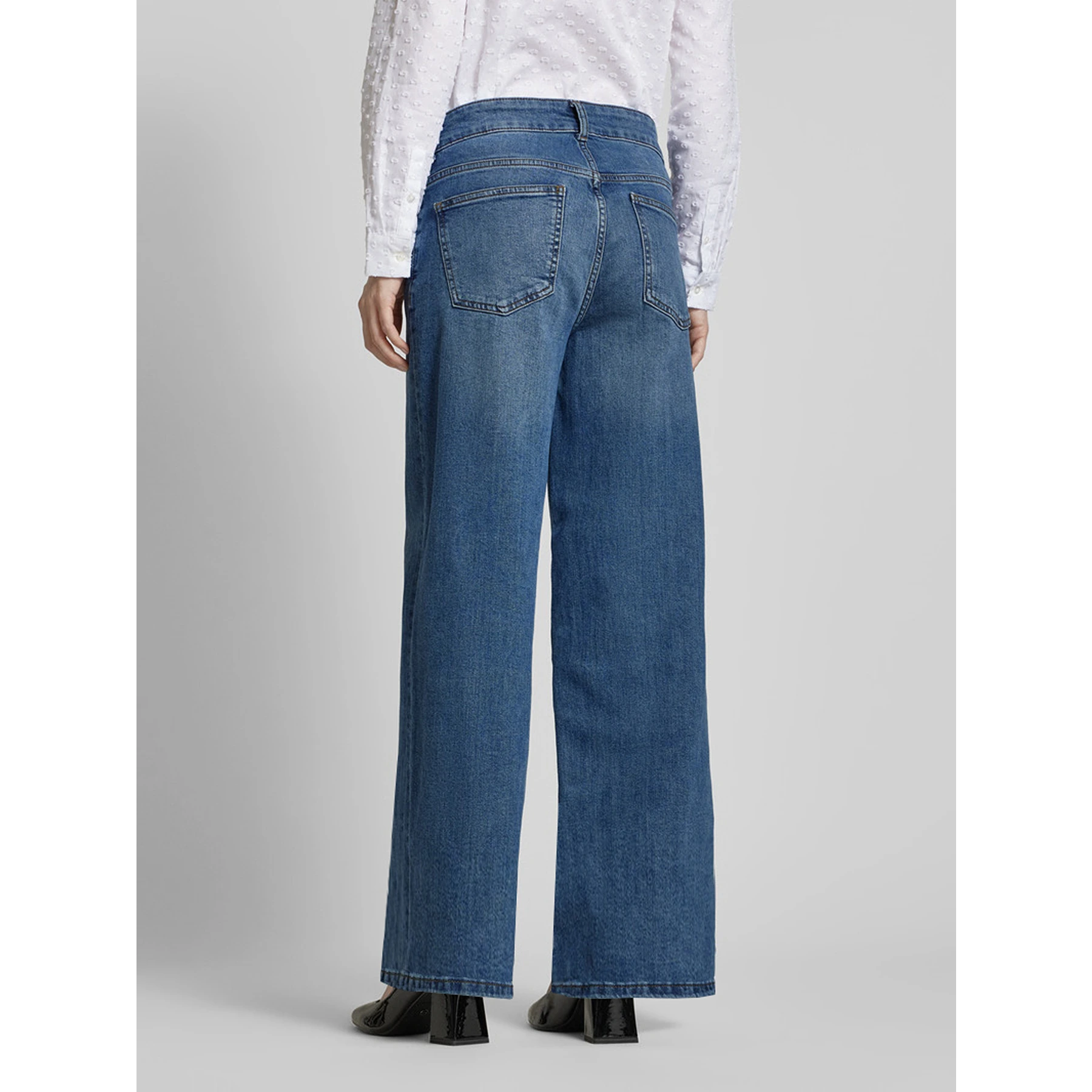 Blue Wide Leg Jeans | Montivo Pakistan