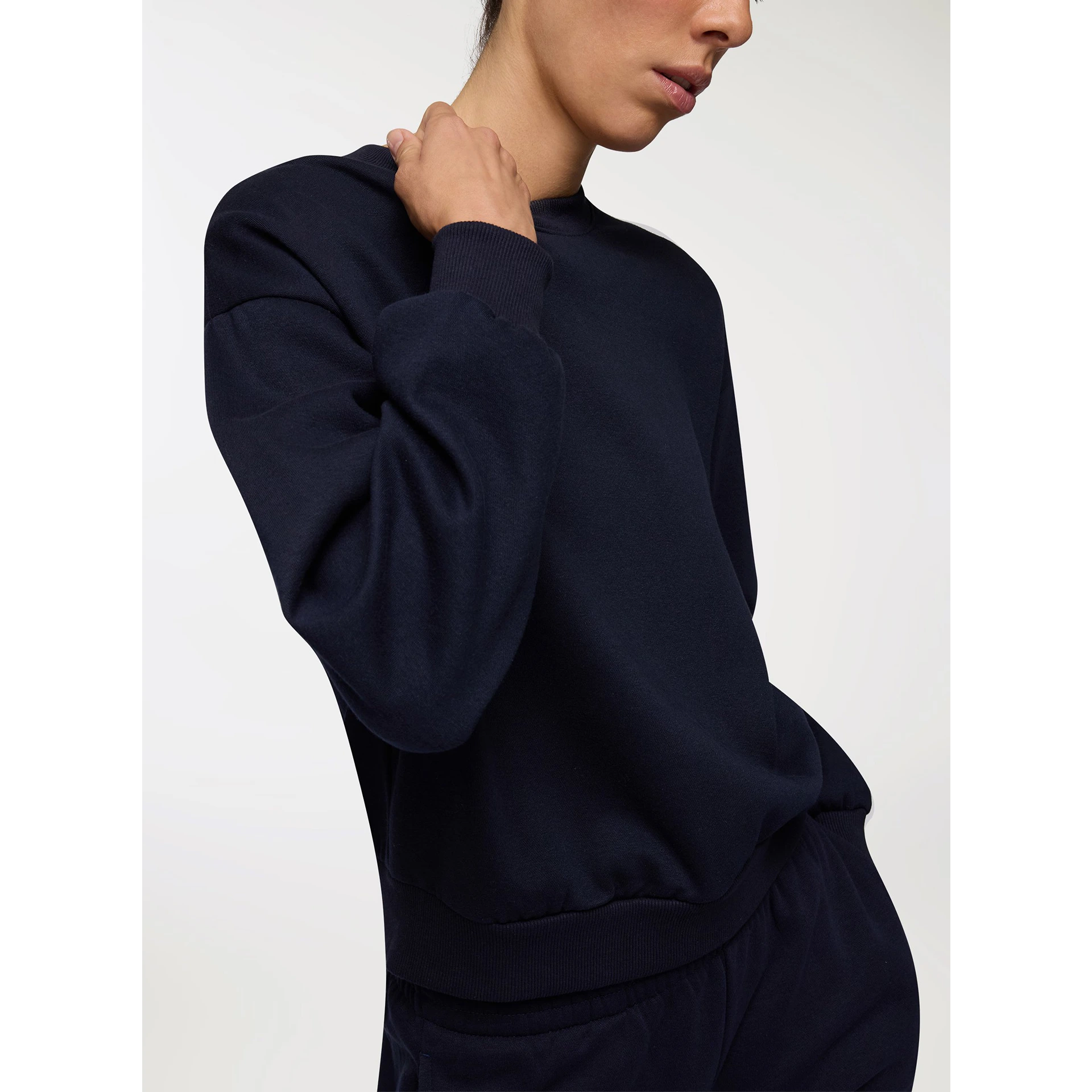 Navy Oversized Basic Sweatshirt | Montivo Pakistan