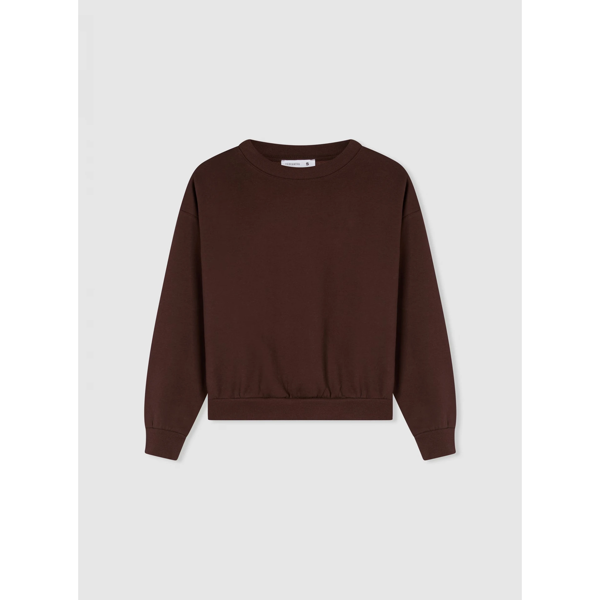 Brown Oversized Basic Sweatshirt | Montivo Pakistan