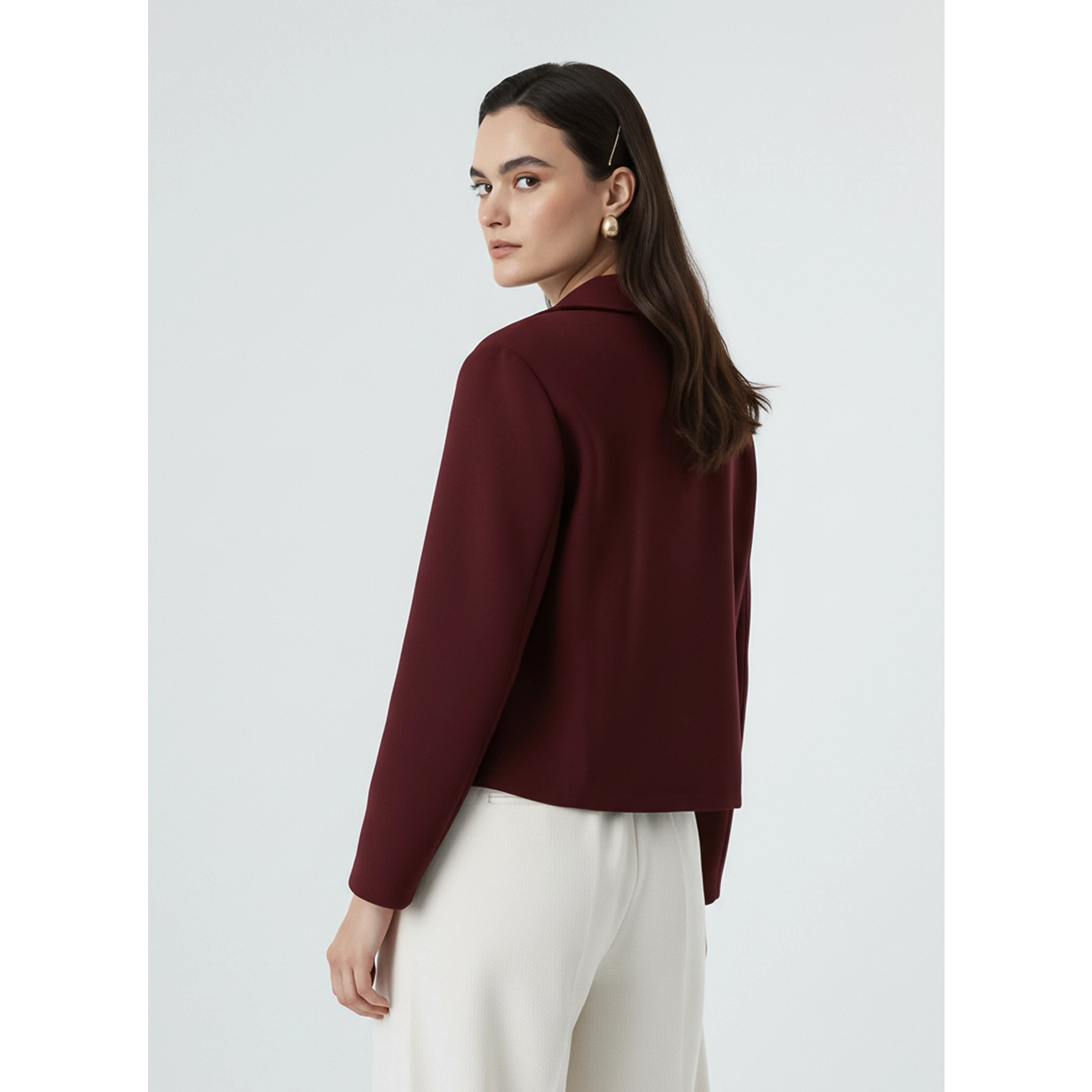 Maroon Zipper Coat Jacket | Montivo Pakistan