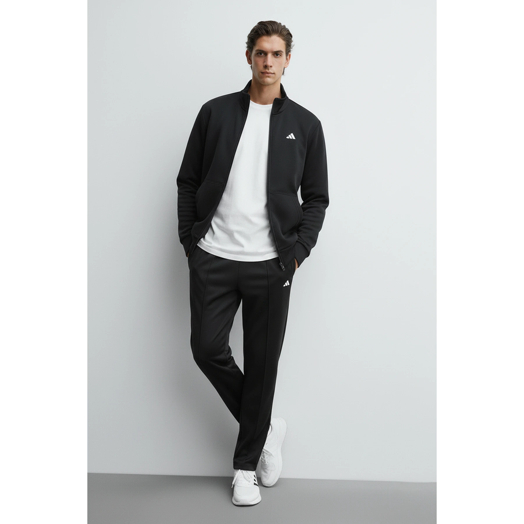 Black Mock Neck Sports Zipper | Montivo Pakistan